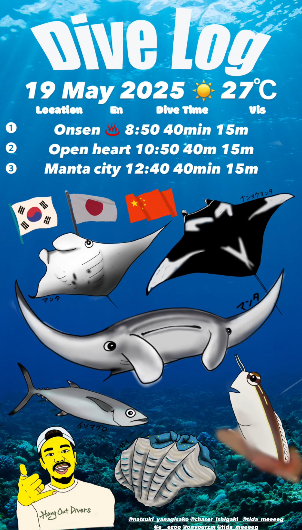 19 May 2025 Fun Diving 🇯🇵🇰🇷🇨🇳