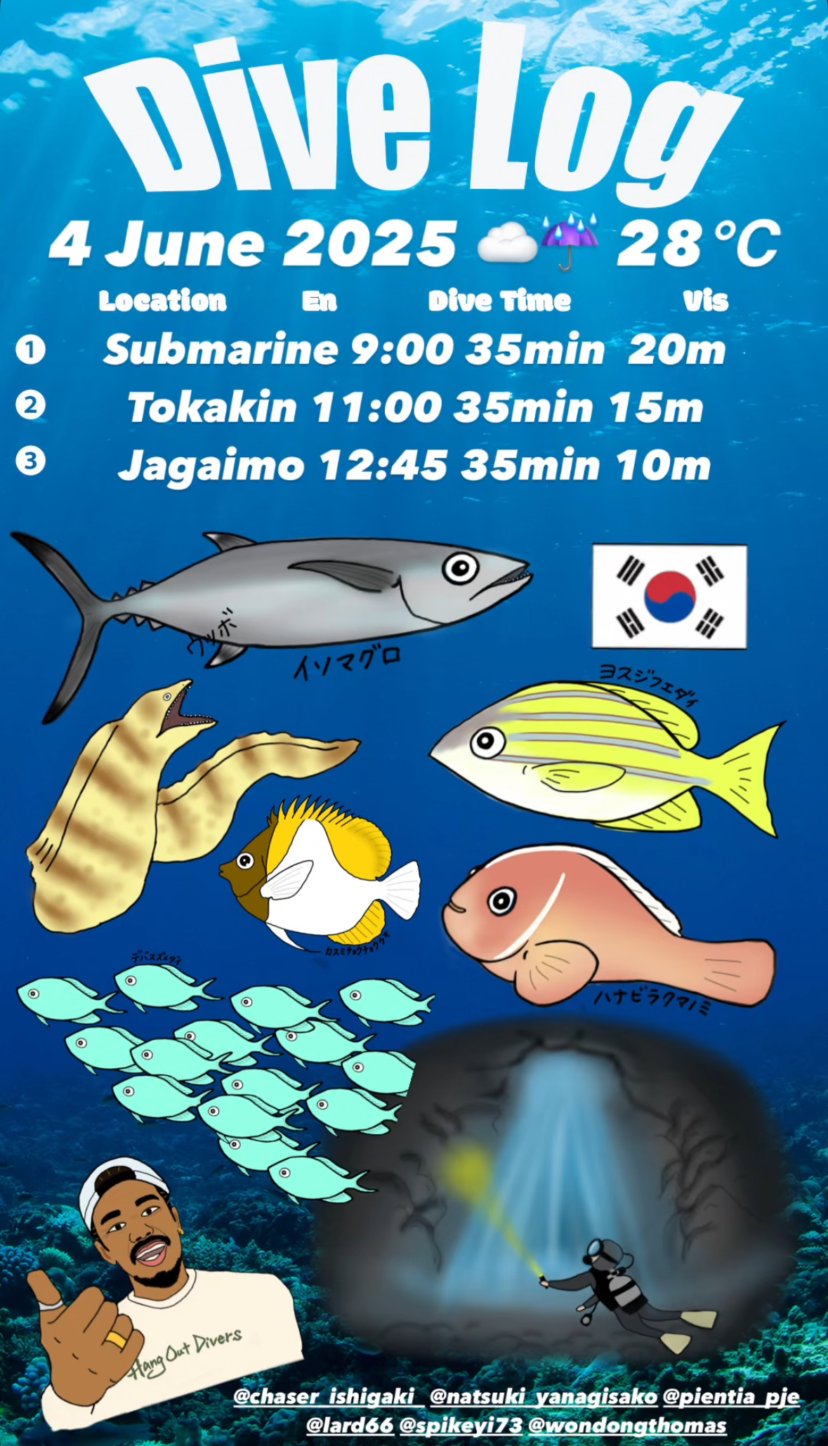 4 June 2025 Fun Diving 🇰🇷