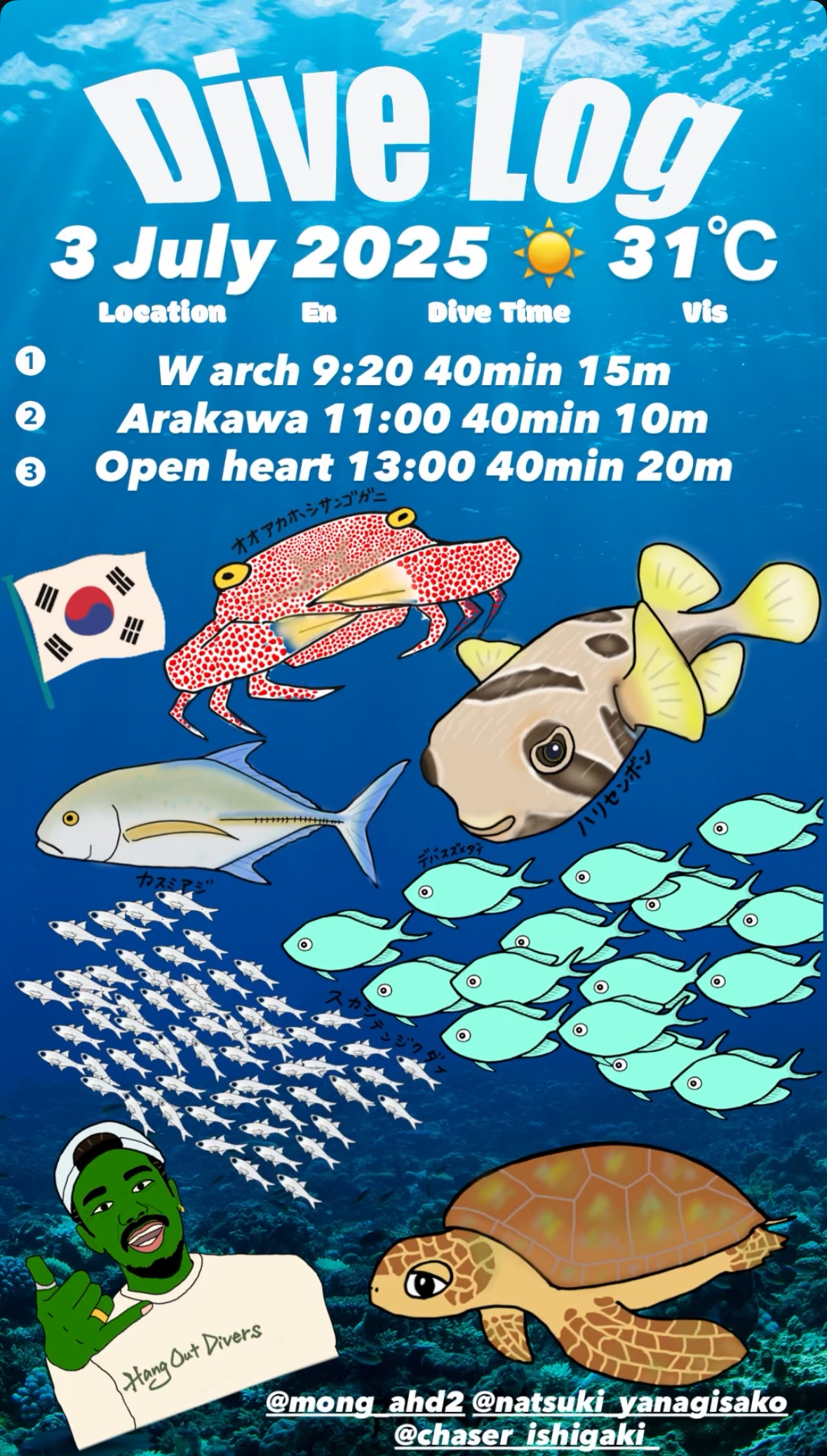 3 July 2025 Fun Diving 🇰🇷