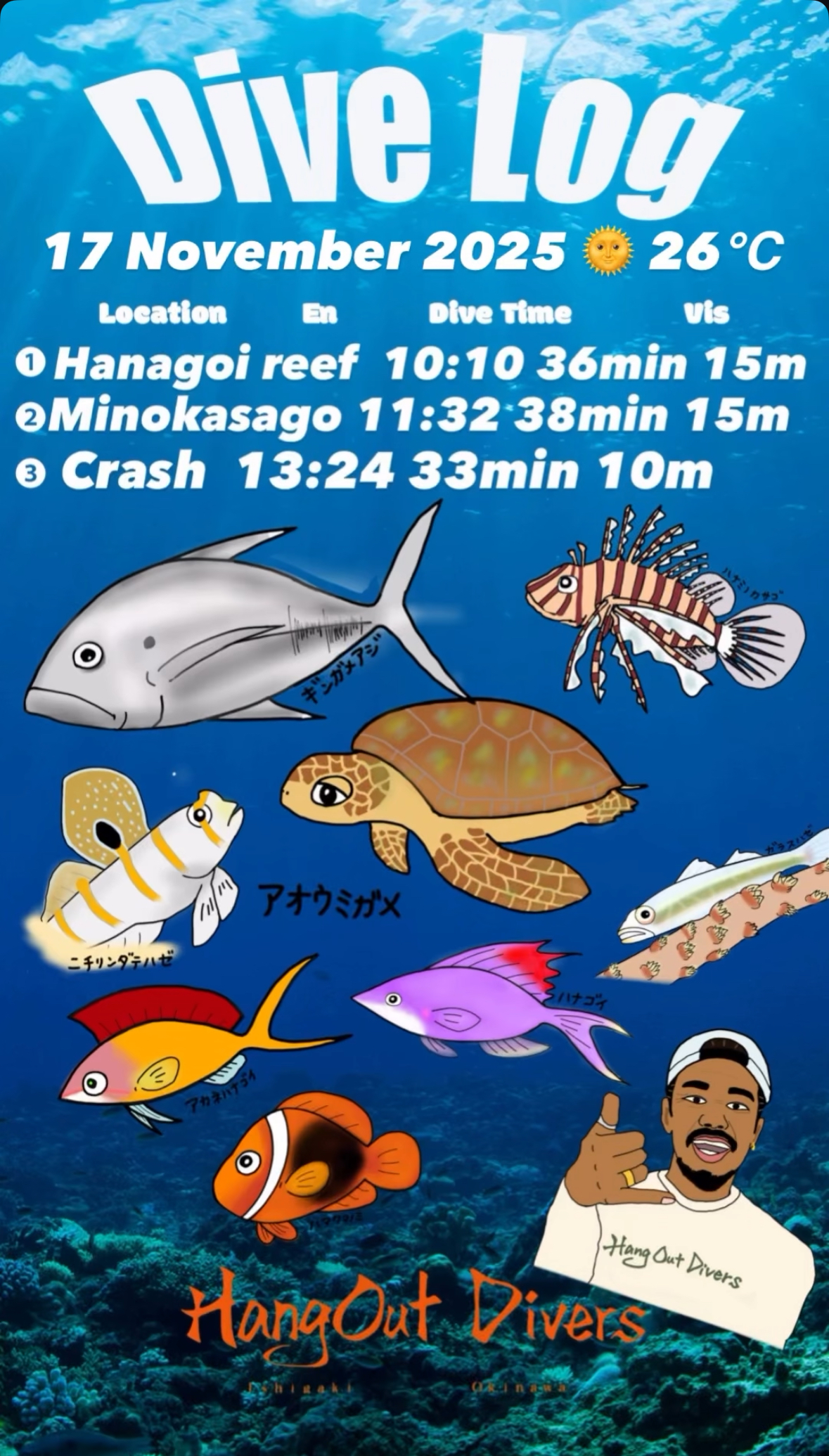 17 November 2025 Fun Diving 🇯🇵