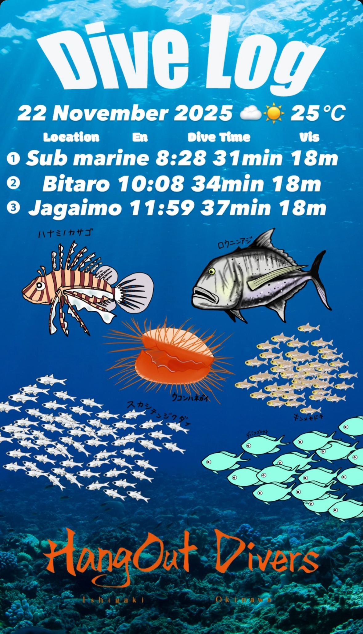 22 November 2025 Fun Diving　🇰🇷