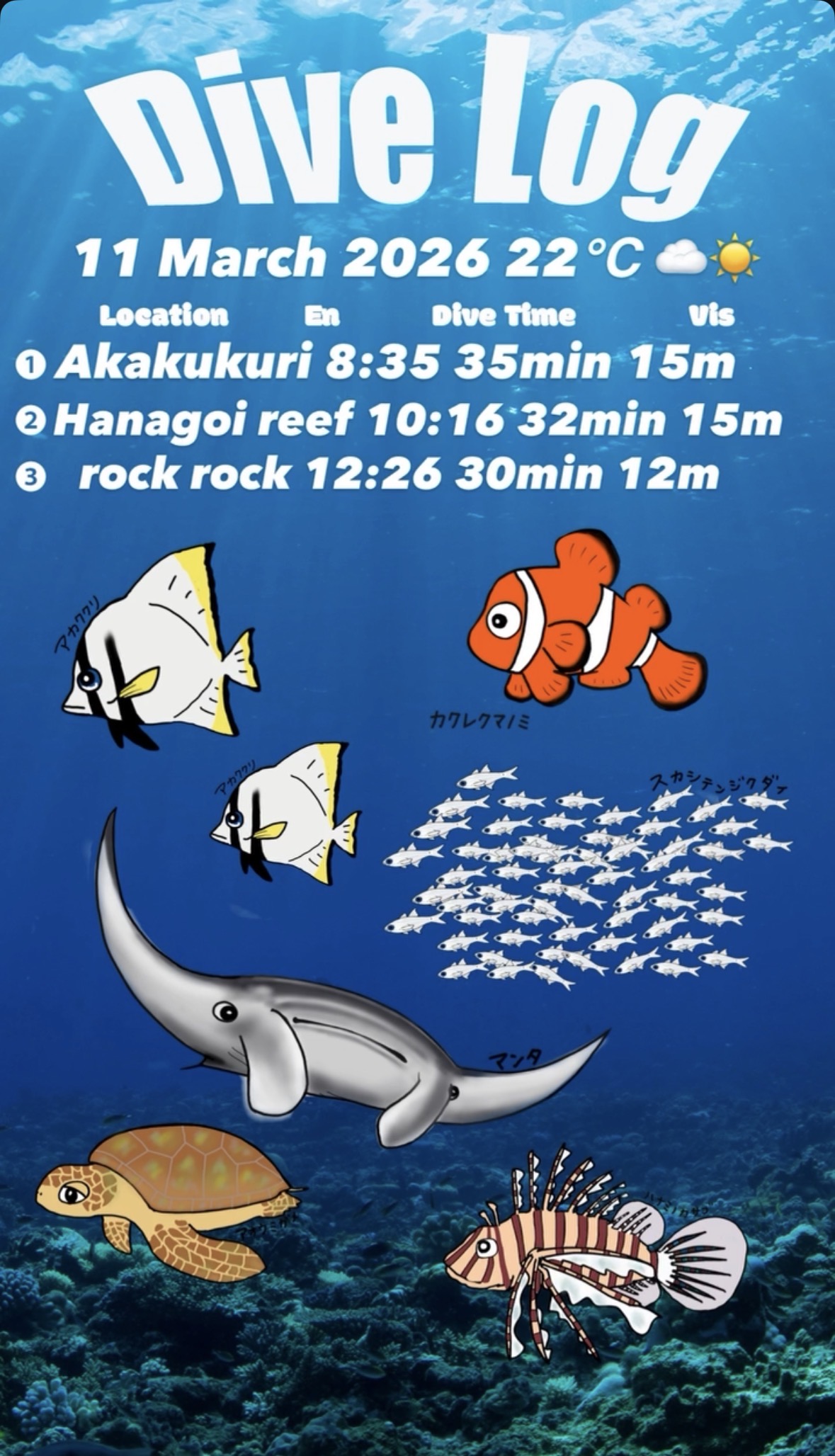 11 March 2026 Fun Diving