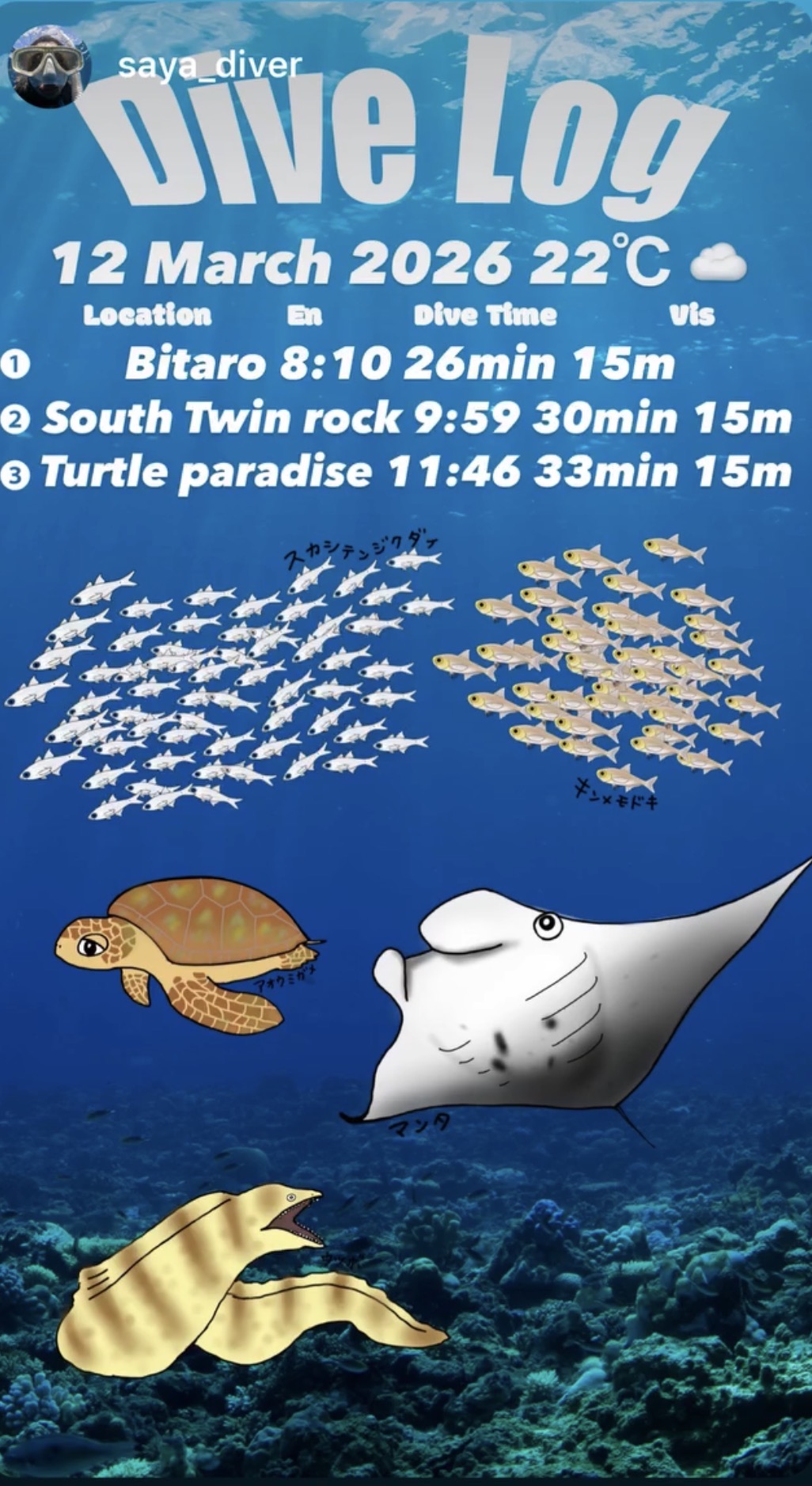 12 March 2026 Fun Diving