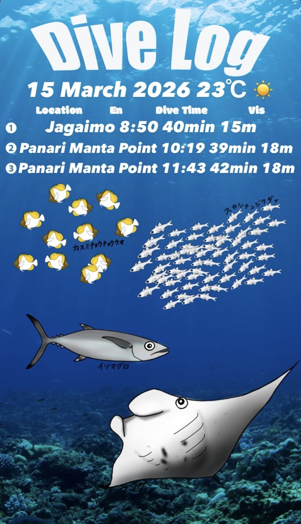 15 March 2026 Fun Diving