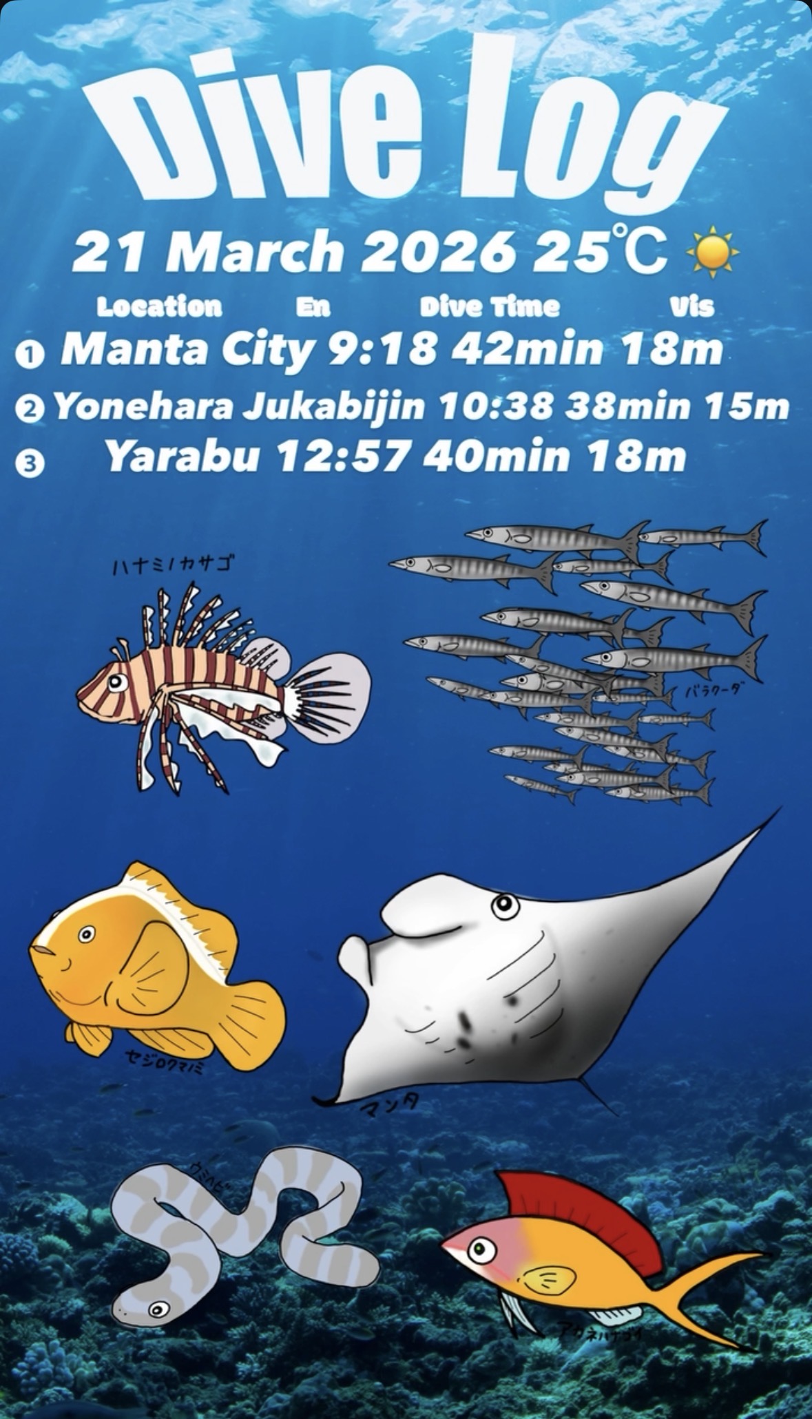 21 March 2026 Fun Diving