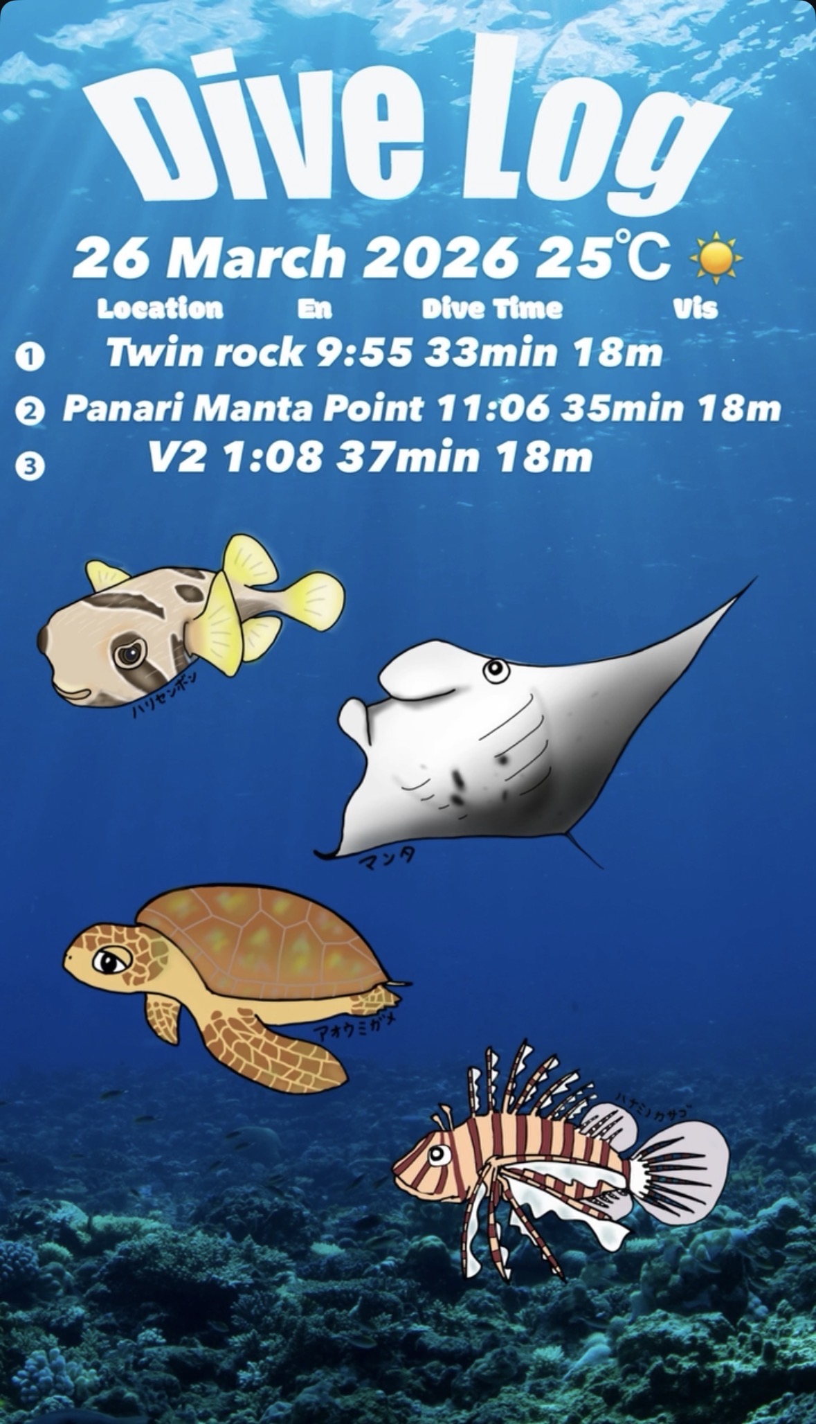 26 March 2026 Fun Diving