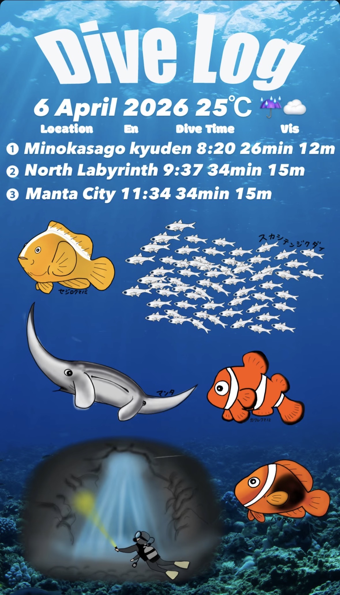 6 April 2026 Fun Diving🇰🇷