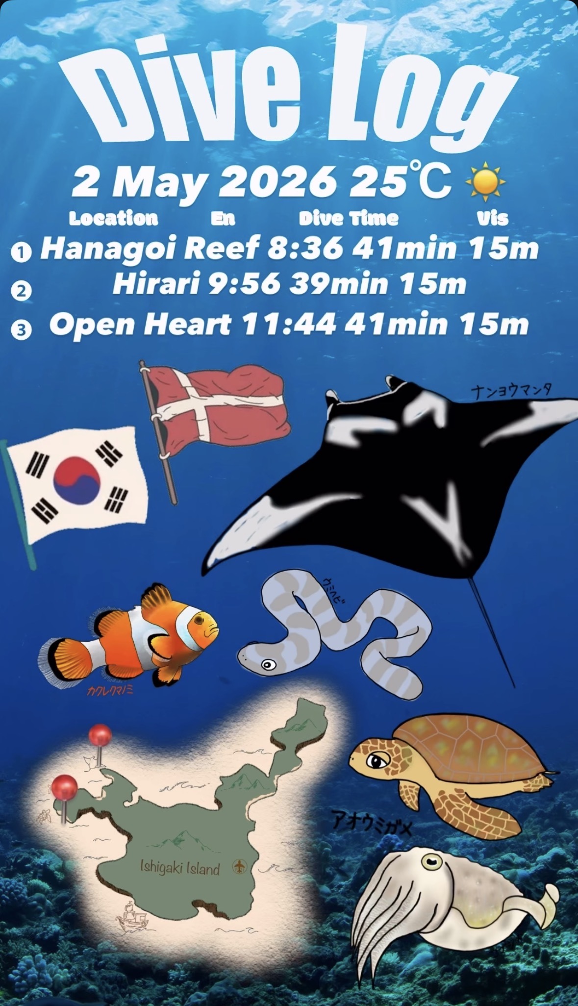 2 May 2026 Fun Diving🇰🇷🇩🇰