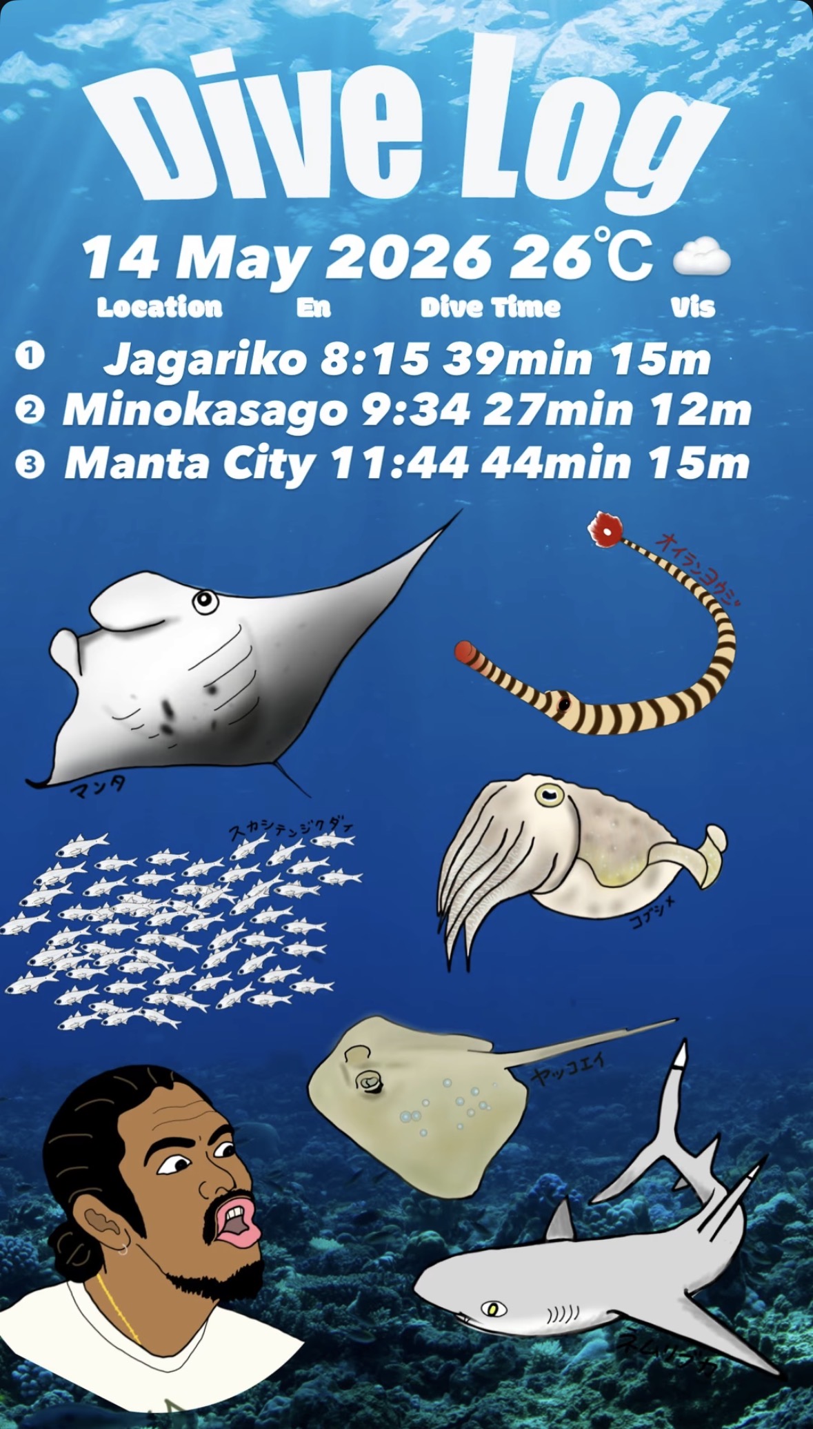 14 May 2026 Fun Diving 🇯🇵🇭🇰