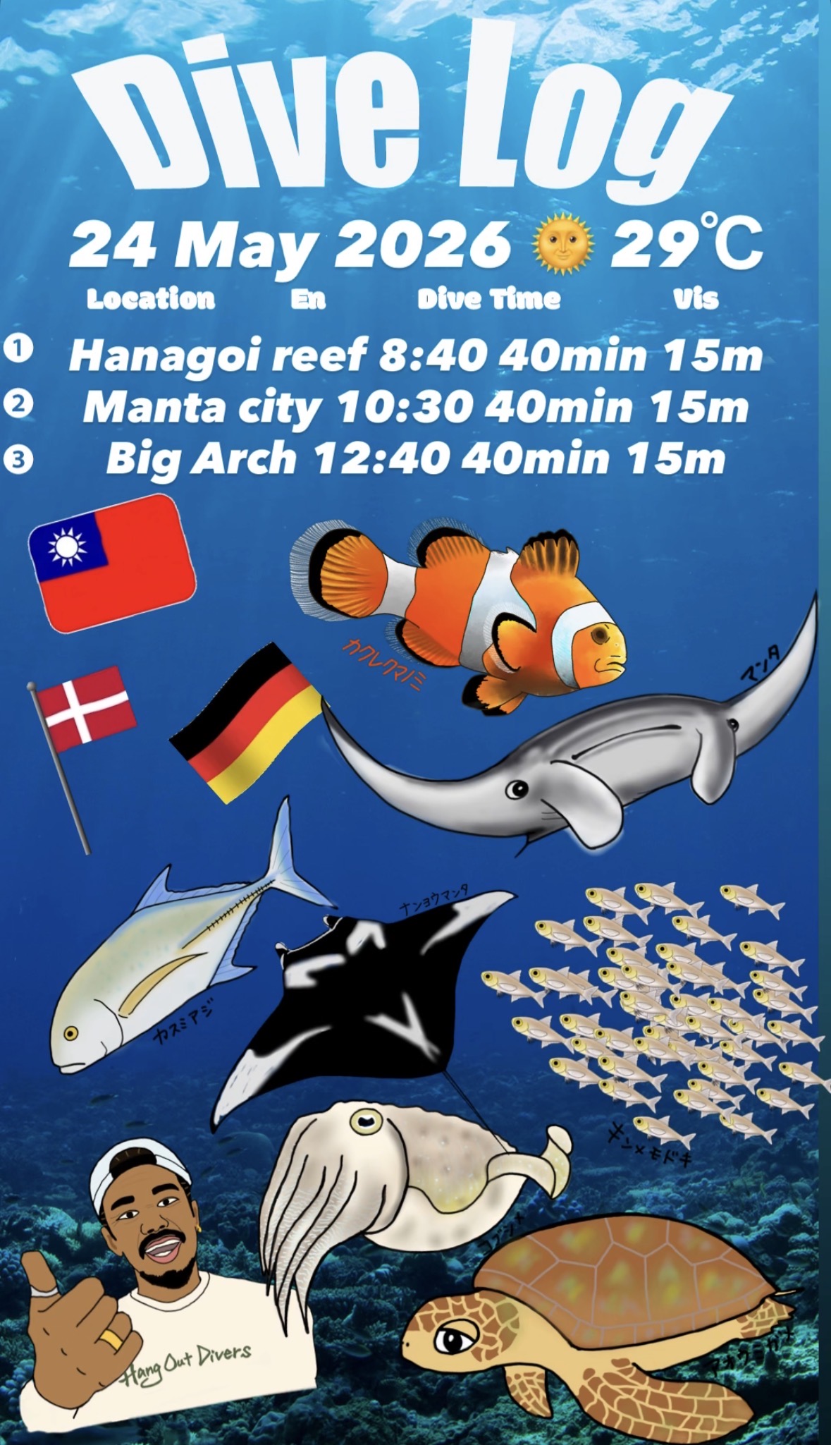 24 May 2026 Fun Diving 🇹🇼🇩🇪🇩🇰