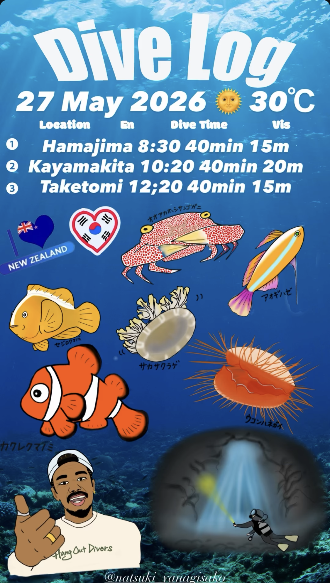 27 May 2026 Fun Diving & AOW Course 🇰🇷🇳🇿