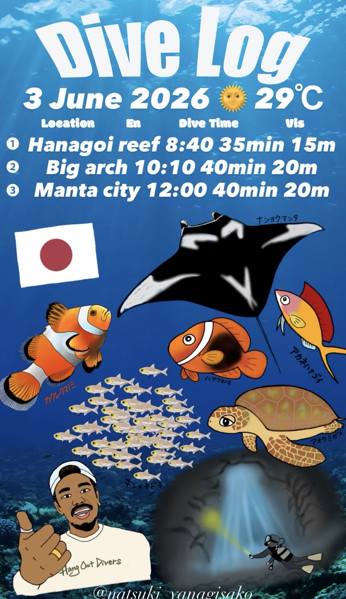 3 June 2026 Fun Diving 🇯🇵