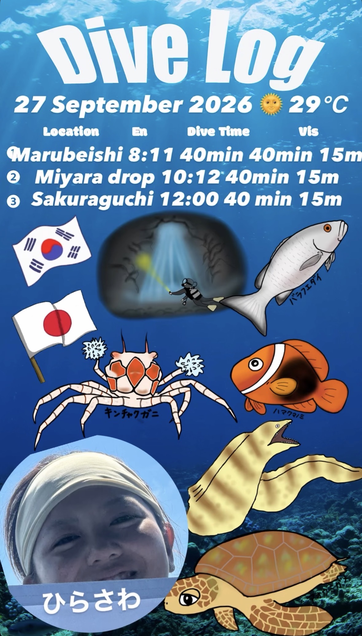 27 September 2026 Fun Diving 🇹🇼🇨🇳🇯🇵