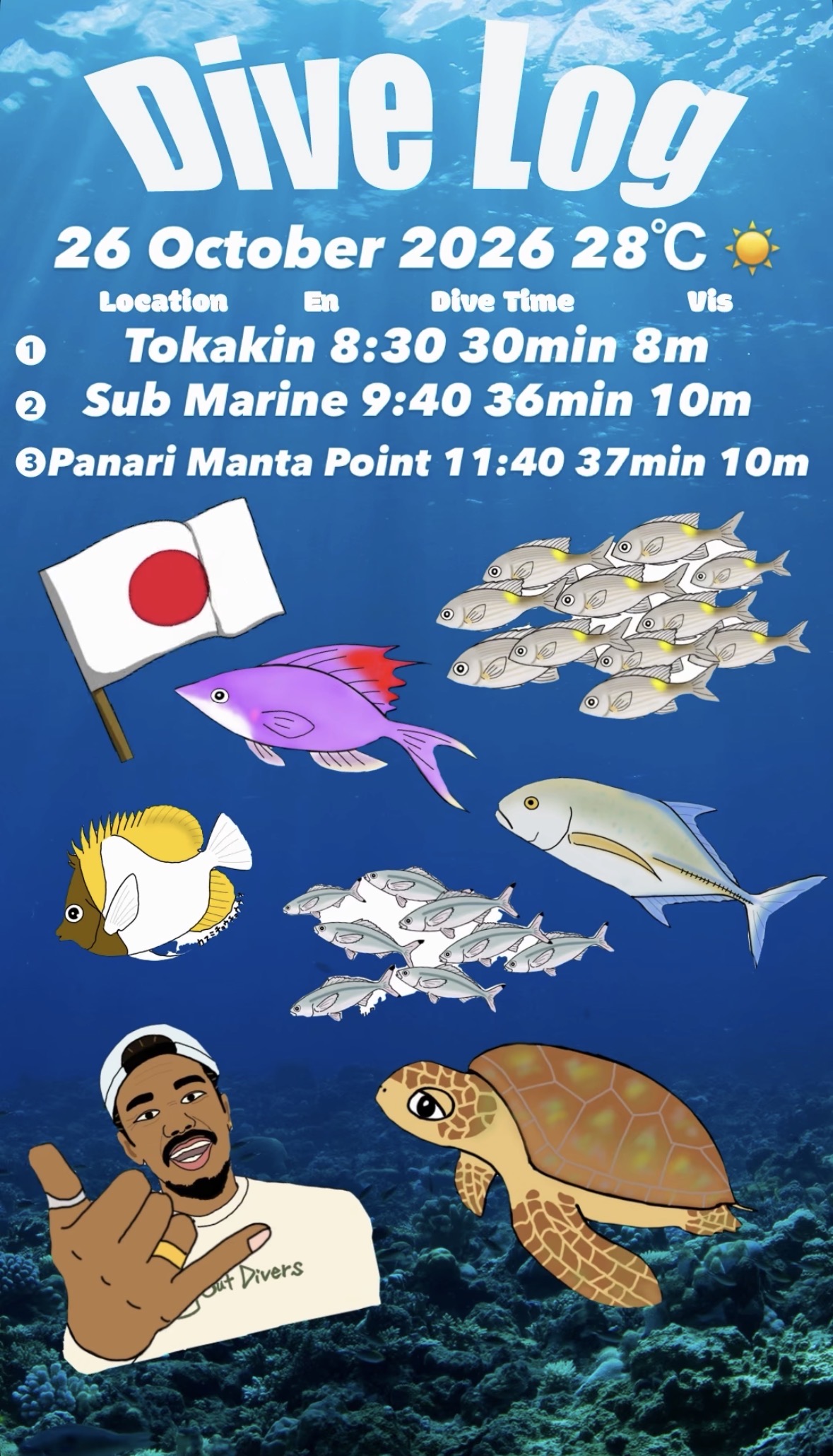 26 October 2026 Fun Diving 🇯🇵